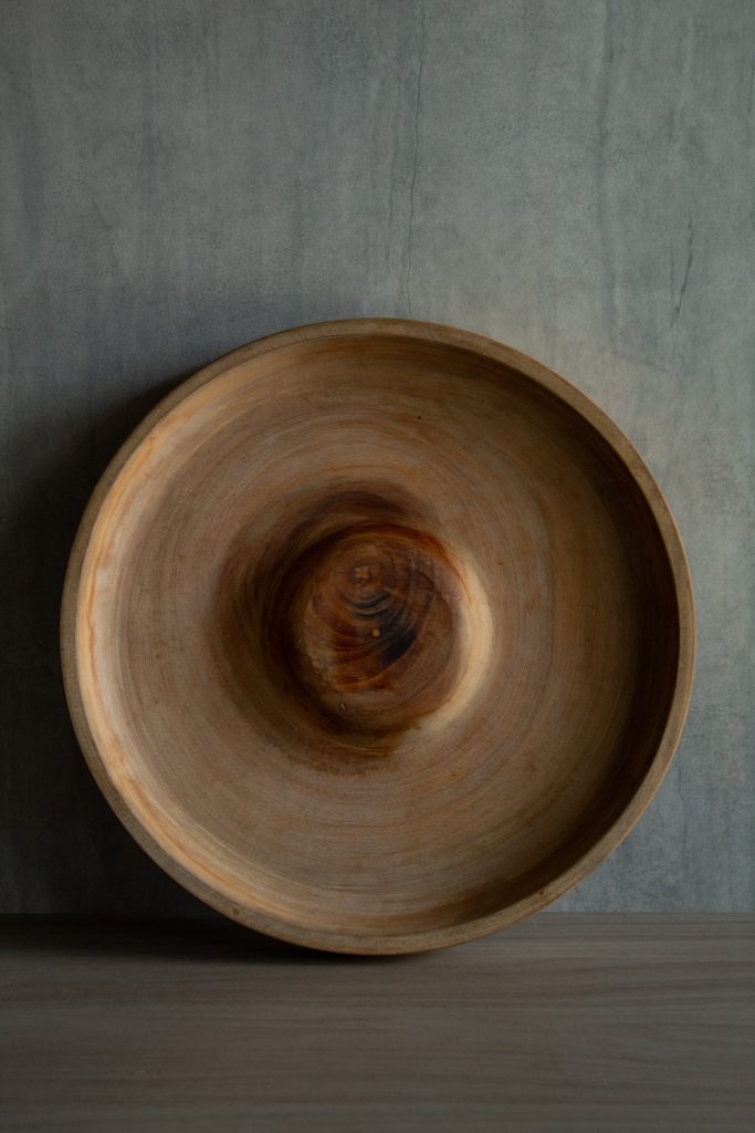 Plato de teca · Ø 27 cm