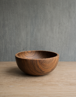 Plato de teca · Ø 15 cm