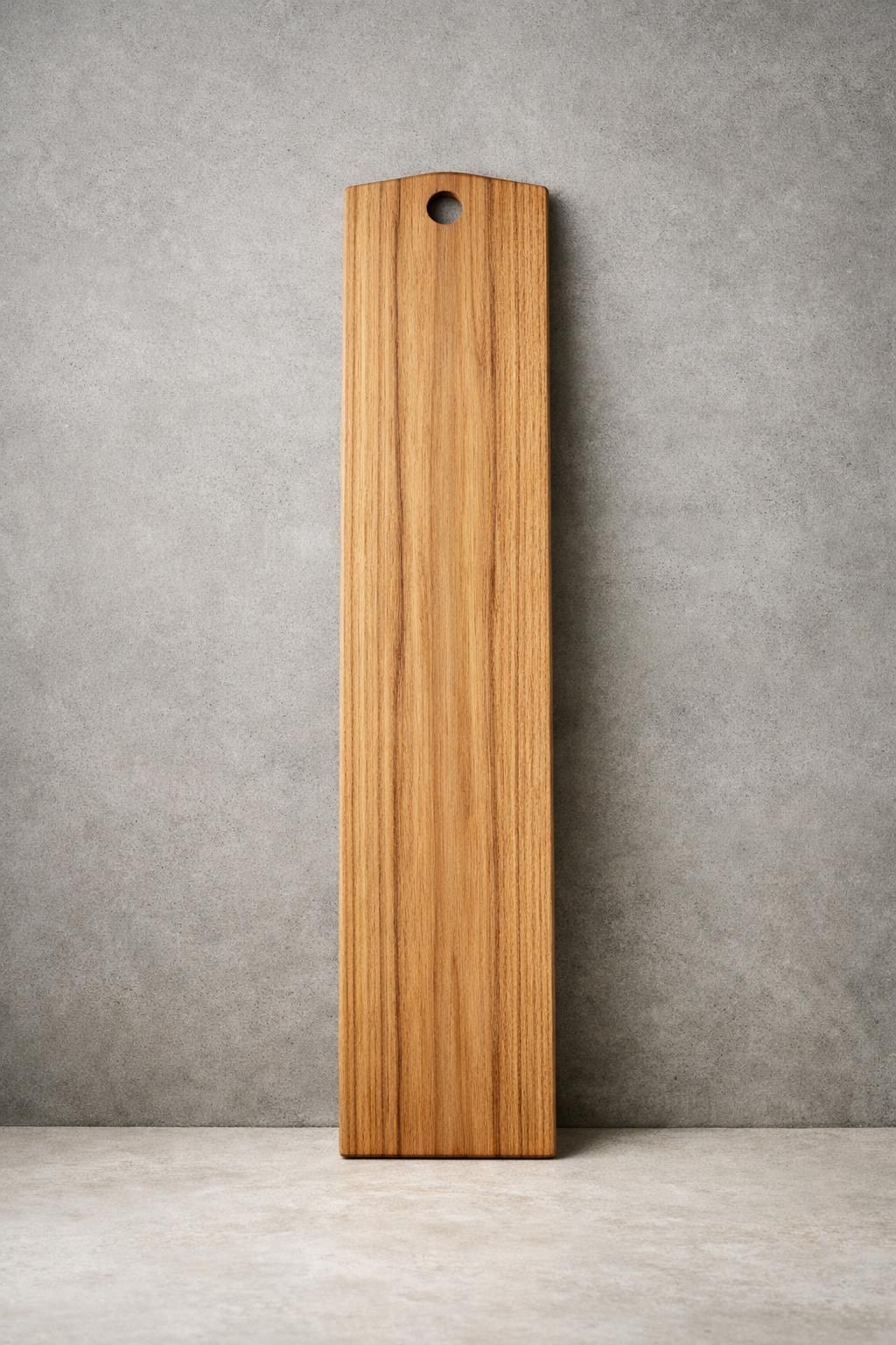 Tabla de vara de humo · 80 × 15 cm — vista frontal