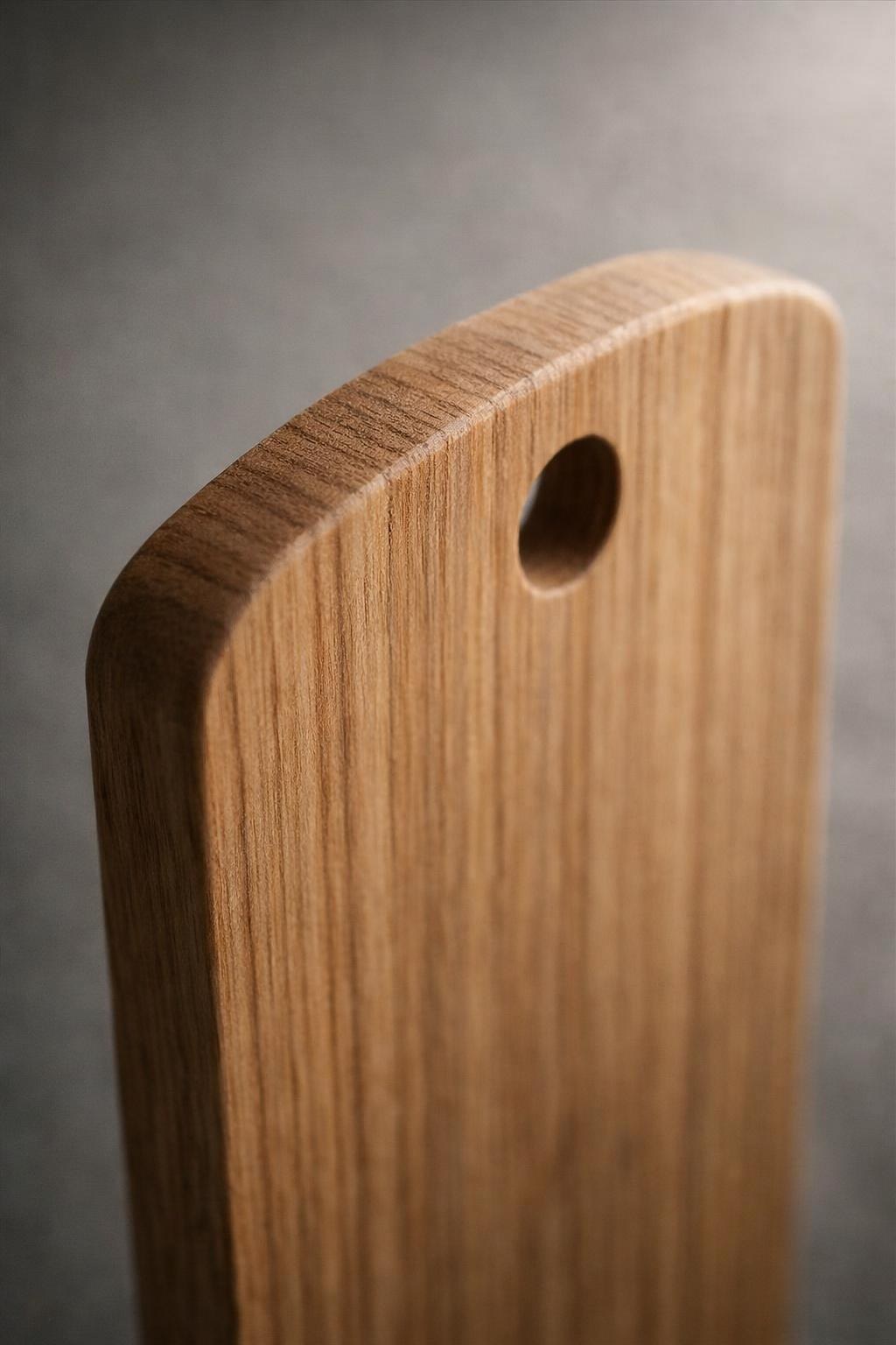 Tabla de vara de humo · 80 × 15 cm — detalle de la veta
