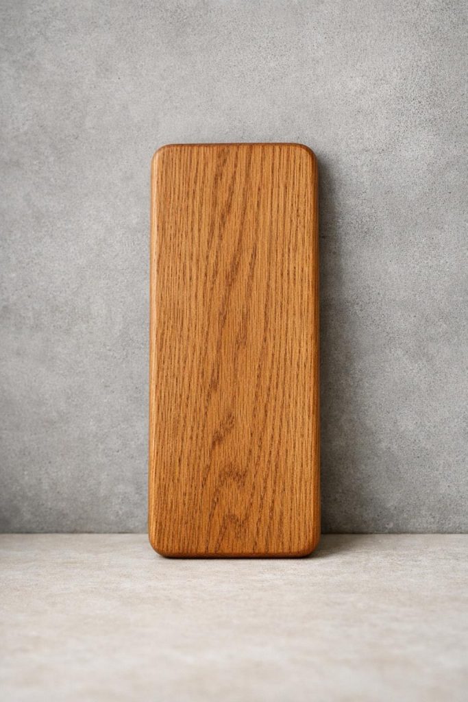 Tabla mini de roble · 31,5 × 9 cm — vista frontal